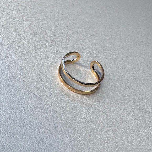 5pc Gold Minimalist Rings Set - Picture 3 of 6